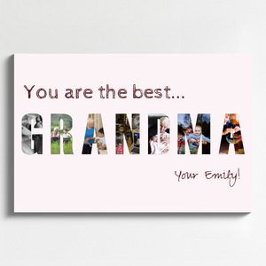 Create a Unique "OMA" Photo Collage for Your Grandma's Special Day Create a Unique "OMA" Photo Collage for Your Grandma's Special Day