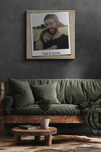 Capture Family Memories: Personalize Your Polaroid-Style Poster