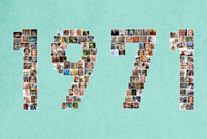 Create Your Own 1971 Photo Collage - Personalized Birthday Gift Create Your Own 1971 Photo Collage - Personalized Birthday Gift