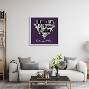 Create Your Own Heart-Shaped Photo Collage Canvas – Personalized for Couples Create Your Own Heart-Shaped Photo Collage Canvas – Personalized for Couples