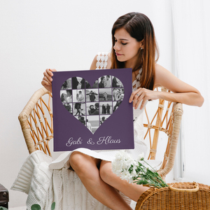 Create Your Own Heart-Shaped Photo Collage Canvas – Personalized for Couples Create Your Own Heart-Shaped Photo Collage Canvas – Personalized for Couples