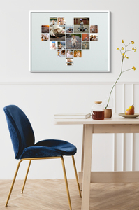 Create Your Heart-Shaped Child Photo Collage on Acrylic Create Your Heart-Shaped Child Photo Collage on Acrylic