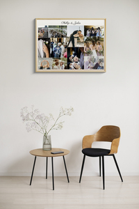 Create Your Personalized Wedding Canvas Collage - Unique Gift for Newlyweds Create Your Personalized Wedding Canvas Collage - Unique Gift for Newlyweds