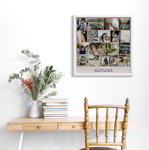 Create Your Wedding Photo Collage - Personalize Dates & Design for Perfect Gift Create Your Wedding Photo Collage - Personalize Dates & Design for Perfect Gift