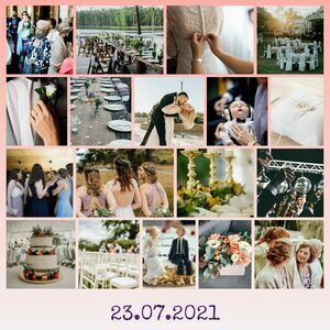 Create Your Wedding Photo Collage - Personalize Dates & Design for Perfect Gift Create Your Wedding Photo Collage - Personalize Dates & Design for Perfect Gift