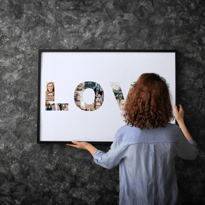 Create Your Own "LOVE" Wedding Photo Collage - A Romantic Personalized Gift Create Your Own "LOVE" Wedding Photo Collage - A Romantic Personalized Gift