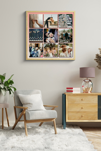 Create Your Own Wedding Photo Grid Poster - Personalized Gift Create Your Own Wedding Photo Grid Poster - Personalized Gift
