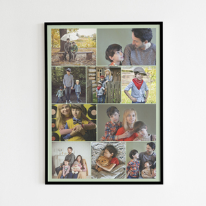 Create Your Own Family Photo Collage - "You and Me" Personalized Poster Create Your Own Family Photo Collage - "You and Me" Personalized Poster