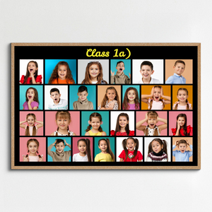 Create Personalized Class Collage with Neon Text for Teachers & Parents Create Personalized Class Collage with Neon Text for Teachers & Parents