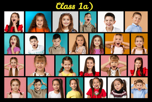 Create Personalized Class Collage with Neon Text for Teachers & Parents Create Personalized Class Collage with Neon Text for Teachers & Parents