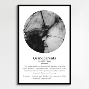 Create a Personalized Grandparent Definition Poster - Cherish Special Moments
