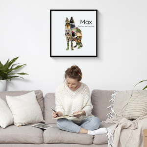 Create Your Own German Shepherd Photo Collage - Personalize Your Memory
