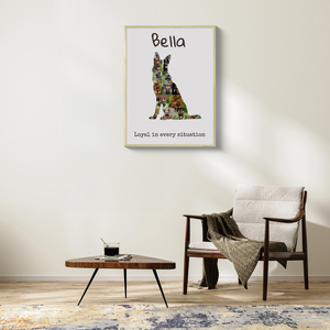 Create Your Own German Shepherd Photo Collage - Personalize Your Memory
