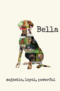 Create Your Personalized Rhodesian Ridgeback Dog Photo Collage