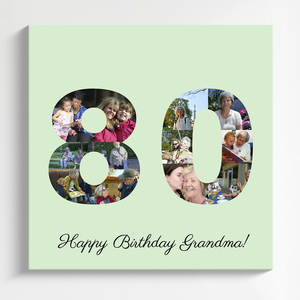 Create a Personalized 80th Birthday Photo Collage for Grandma Create a Personalized 80th Birthday Photo Collage for Grandma