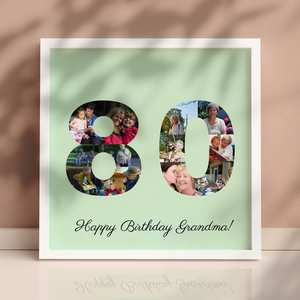 Create a Personalized 80th Birthday Photo Collage for Grandma Create a Personalized 80th Birthday Photo Collage for Grandma