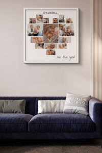 Create a Heart-Shaped Photo Collage for Grandma - Customize & Gift Create a Heart-Shaped Photo Collage for Grandma - Customize & Gift