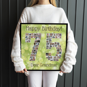 Create a 75th Birthday Photo Collage for Grandma Create a 75th Birthday Photo Collage for Grandma