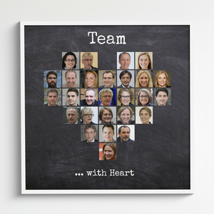 Create a Heart Collage: Farewell Gift for a Coworker