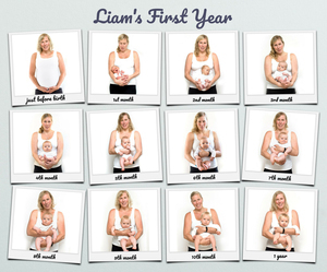 Create Your Baby's First Year Polaroid-Style Collage Poster Create Your Baby's First Year Polaroid-Style Collage Poster