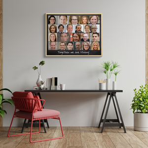 Create Team Spirit Collage for Office Décor and Gifts Create Team Spirit Collage for Office Décor and Gifts