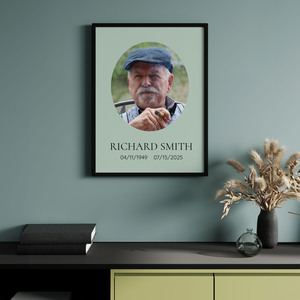 Create a Custom Memorial Portrait Plaque - Personalize with Love Create a Custom Memorial Portrait Plaque - Personalize with Love