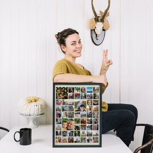 Create Your Family Photo Collage - Personalize with Text & Colors! Create Your Family Photo Collage - Personalize with Text & Colors!