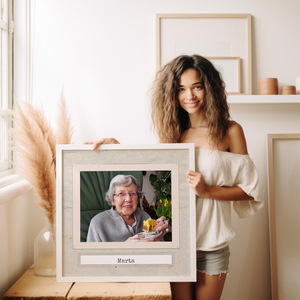 Create a Retro-Style Tribute Photo for Marta's Memorial