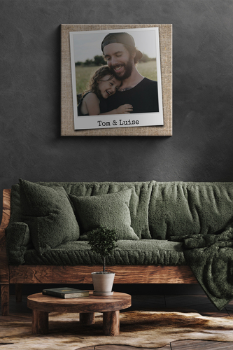 Capture Family Memories: Personalize Your Polaroid-Style Poster