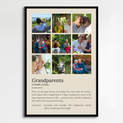 Create a Personalized Grandparent Definition Poster - Cherish Special Moments