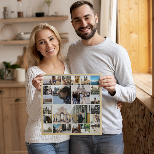 Create Your Custom Travel Photo Collage on Alu-Dibond