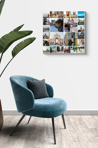 Create Your Custom Travel Photo Collage on Alu-Dibond